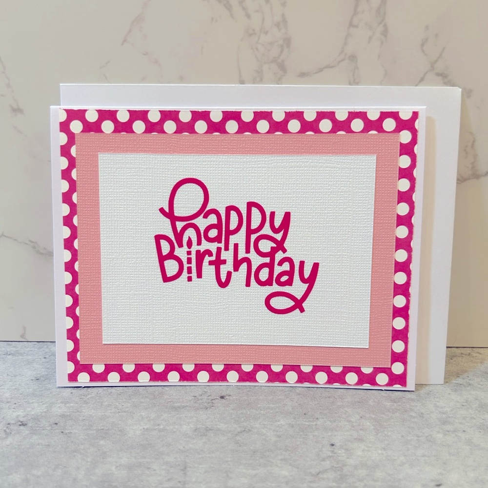 Birthday cards! 5 Pack - Handmade - 4.25 x 5.5